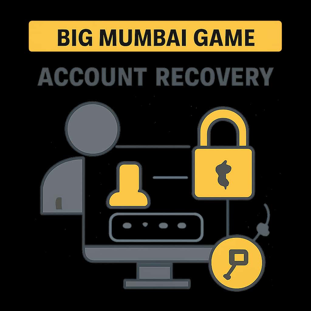 Diagram explaining Big Mumbai Game Account Recovery.