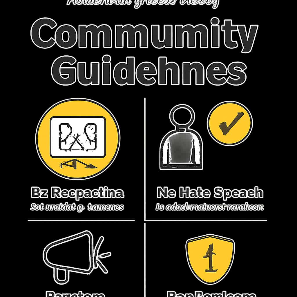 An illustration explaining the Big Mumbai Game Community Guidelines.