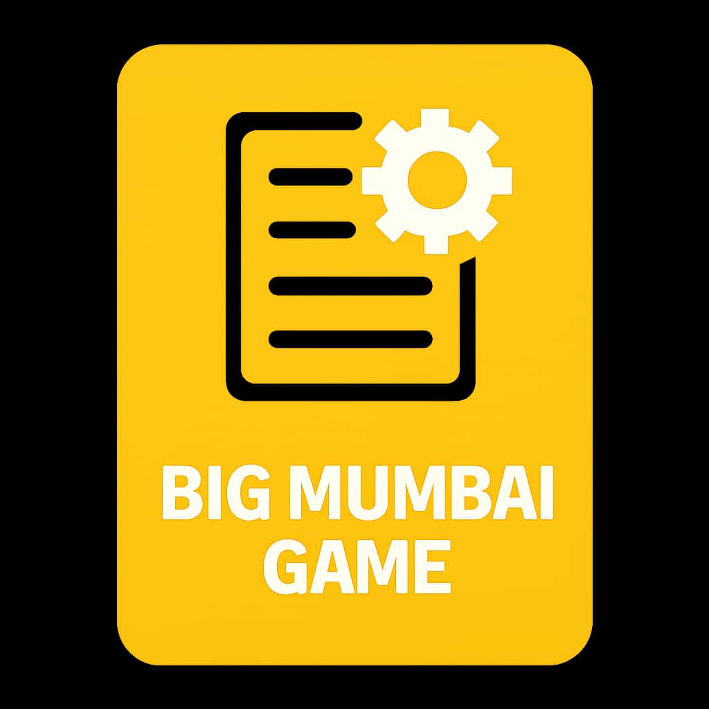 Iconic representation of the Big Mumbai Game login assistance guide.