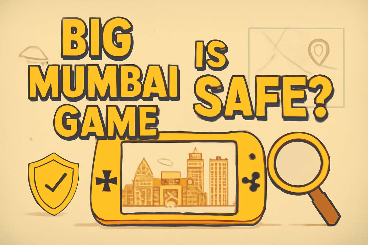 A graphic illustrating the safety features of Big Mumbai Game.