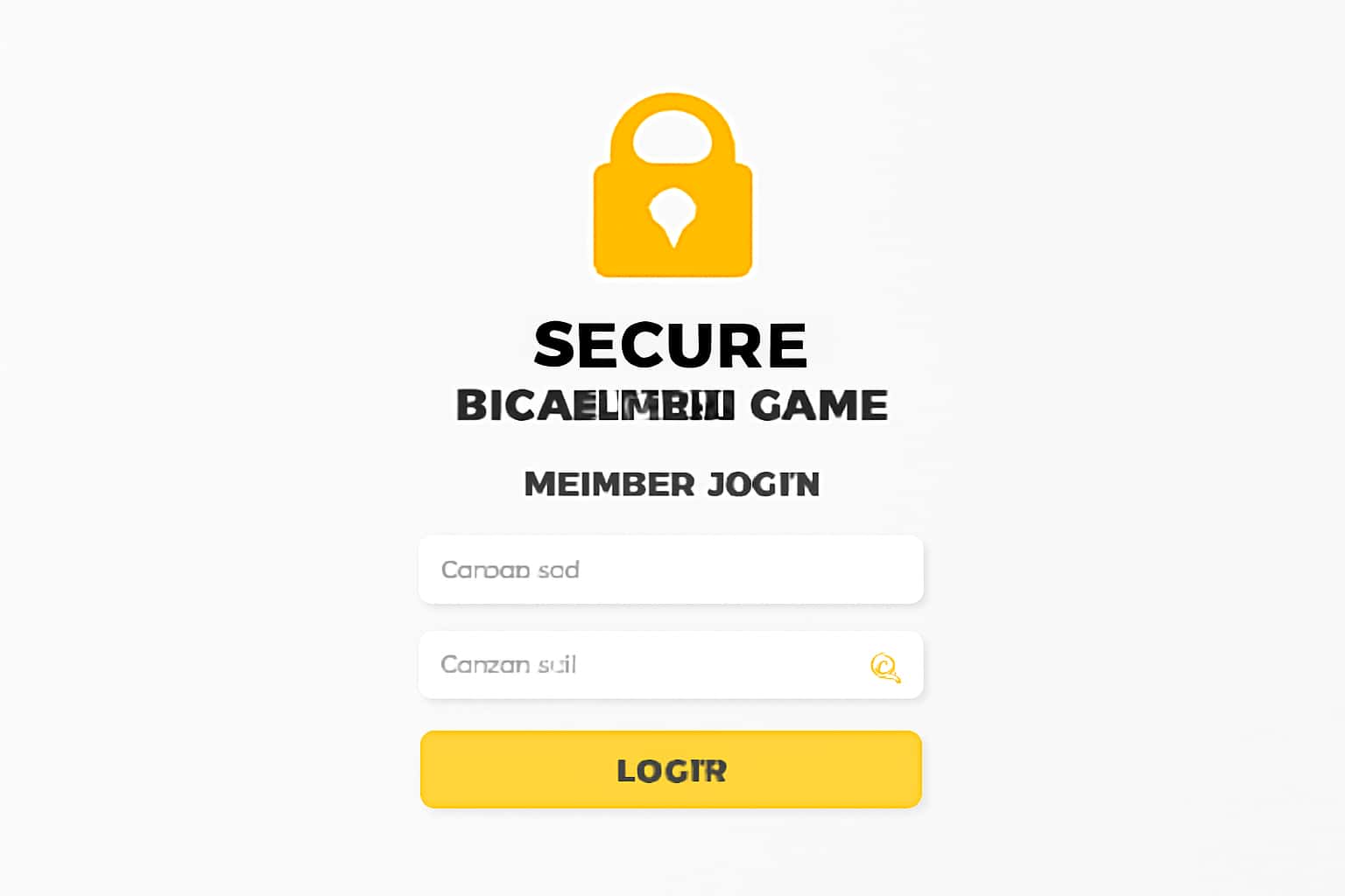 Secure Big Mumbai Game Member Login Interface